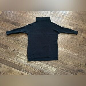 EUC Free People Women’s Ottoman Slouchy Tunic Sweater Black Size M (orig $133)